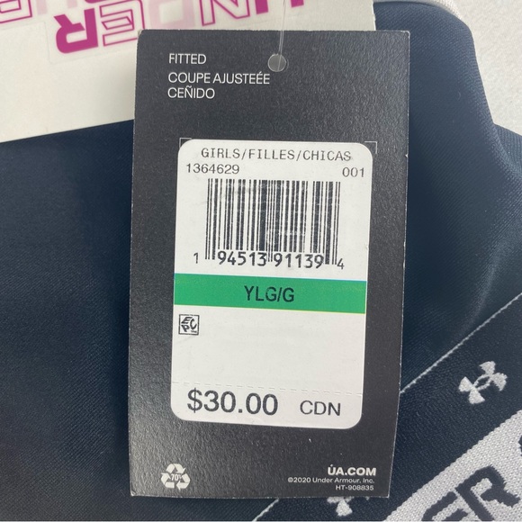 Under Armour Jr. Girl's Crossback Sports Bra Size L NWT - Picture 7 of 10